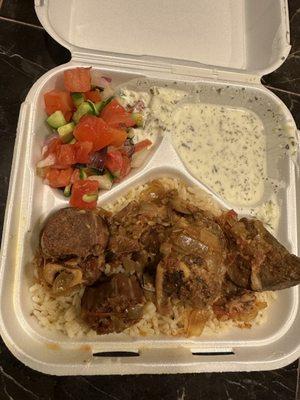 Lamb Stew Combo Plate