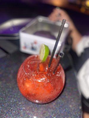 The most yummiest Shirley bubbly tasty mock tail ever!