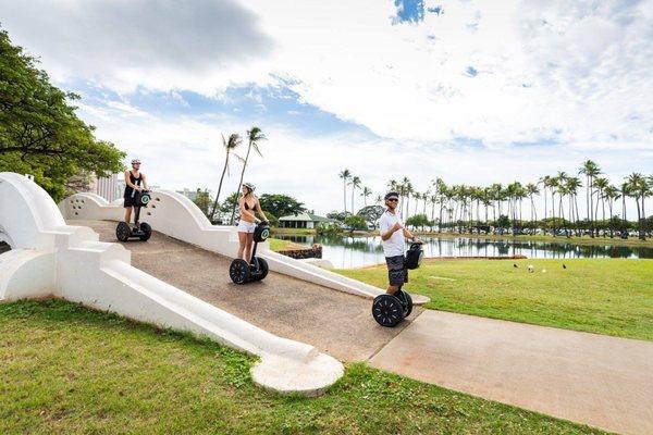 The Magic Island tour has some great paths filled with local agriculture, and exotic birds.