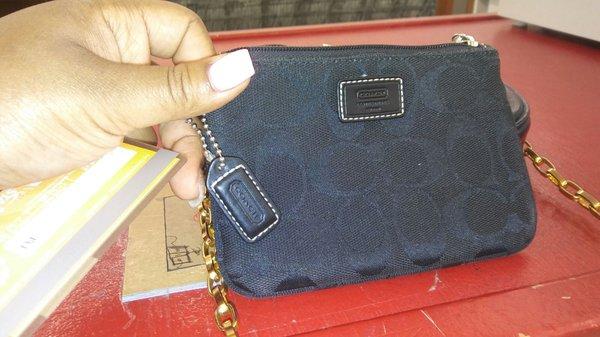 I got a coach wallet