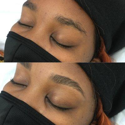 Brow Shaping. Brow Wax