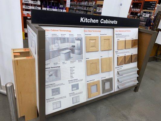 Kitchen cabinets .