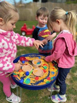 Sensory discovery toys for hands-on Reggio Emilia learning