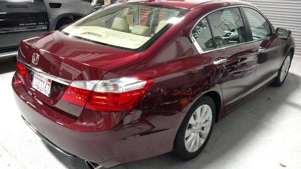 HONDA ACCORD AFTER PAINT CORRECTION AND TITANIUM COAT