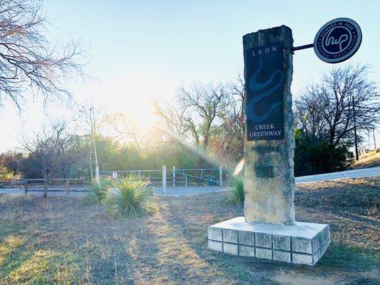 Fox Park Trailhead Entrance