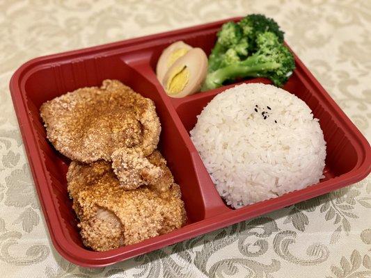 鐵路排骨飯 Taiwanese Pork Cutlet Rice Set