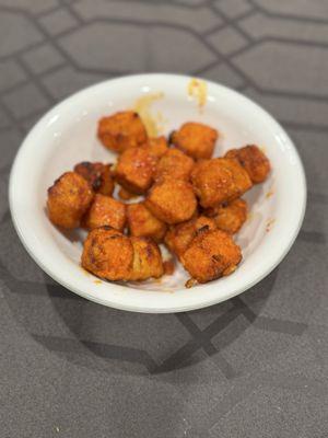 Crispy tofu is fantastic heated up in the air fryer!