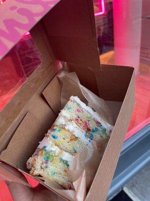 Birthday Cake Slice