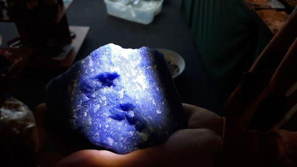 Natural Blue Quartz, Minas Gerais, Brazil