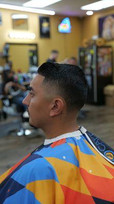 Taper with comb over