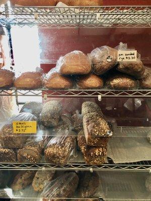 Nice selection of reasonably priced bread.