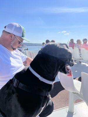 Ruby Sue on the ferry