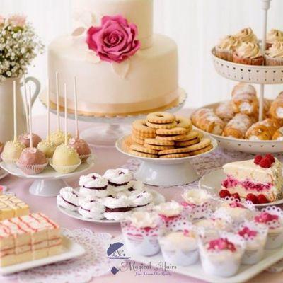 Beautiful dessert station