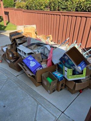 Cardboard removal and recycling