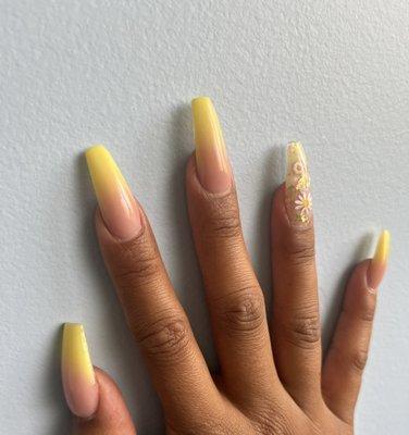 Yellow ombré for spring!