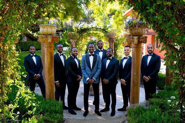 Me and the groomsmen!