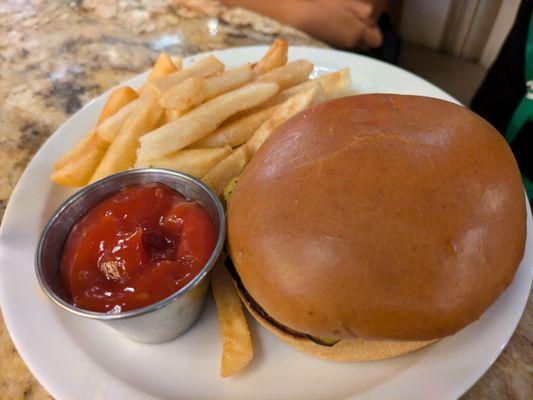 Kids Cheeseburger and Fries