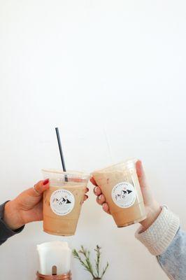 Iced specialty lattes