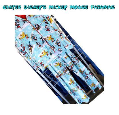 Adult size large, "Winter Disney's Mickey Mouse pajamas". So adorable, displayed front and center. Eye catching!