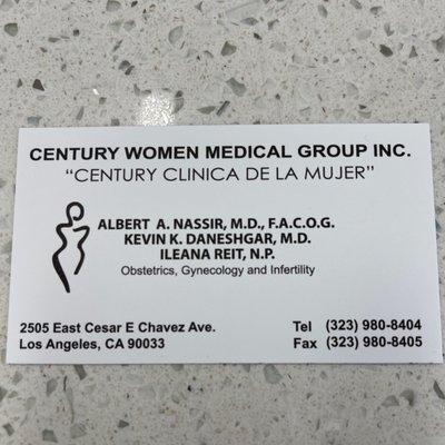 Century Women Medical Group