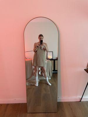 Treatment room full length selfie mirror