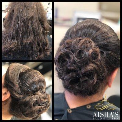 Hair Styling by Nida at Aisha's Copperfield