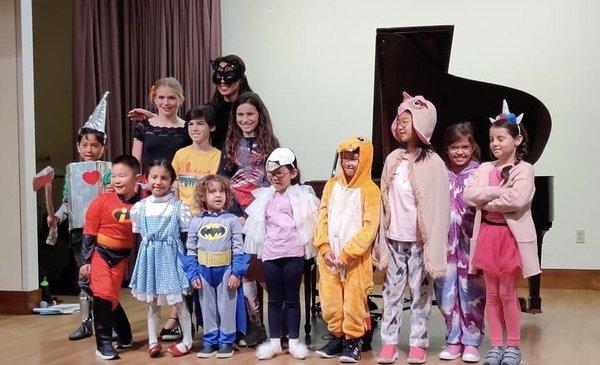 Annual Halloween Outreach Concert at a senior center.