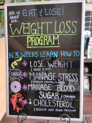 We can help with your weight loss goals!