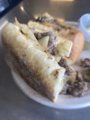 Look at this cheesesteak !