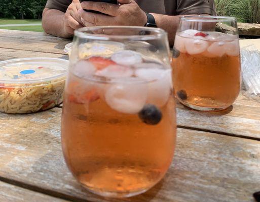 Cider sangria