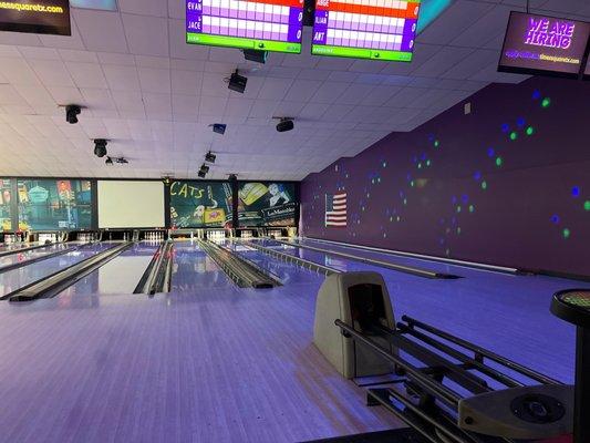 Bowling lanes