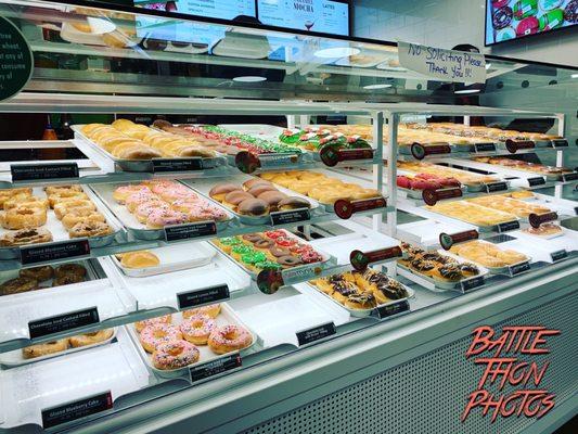 Amazing selection of Krispy Kreme Donuts