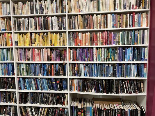 Books organized by color!