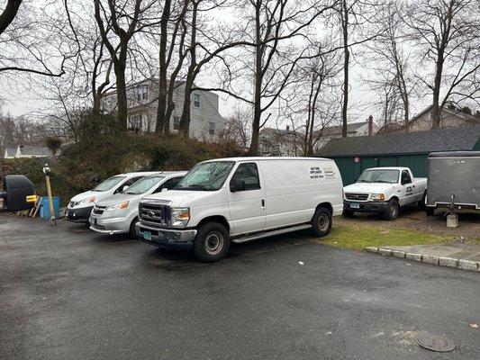 Some of our service trucks.