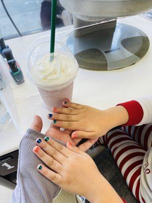 Her choice nails