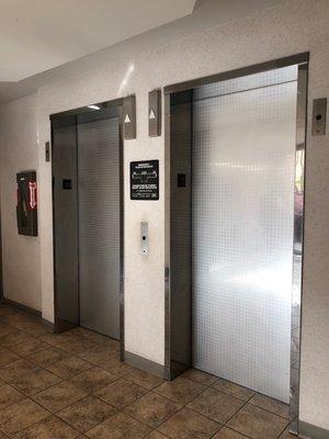 Lobby elevators