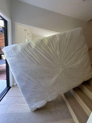 Mattress to the second floor