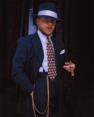 The Game pinstripe Zoot Suit