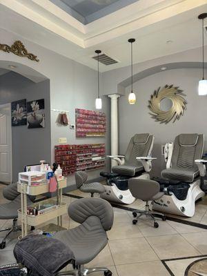 Pedicure area