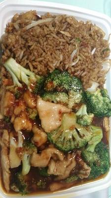 Chicken and broccoli