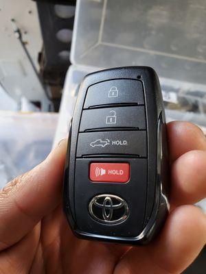 New 2022 Toyota Tundra key fob