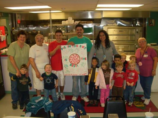 Vincenzo Zito(White shirt), Charlie Zito(Green shirt) and Roberto Zito(Red shirt)