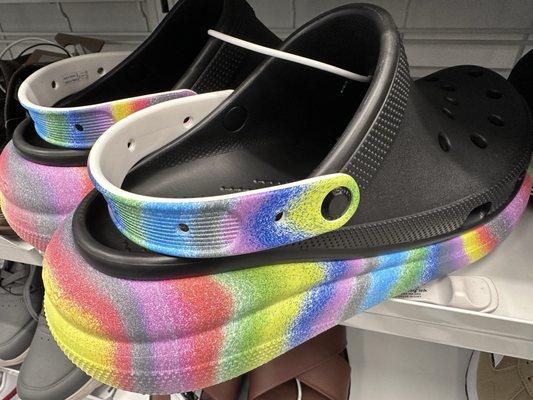 How can you hate on a place with big fat rainbow-soled Crocs? You can't.