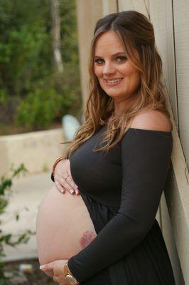 Maternity Photos with makeup by Cecelia (CiCi) Lavish Studio