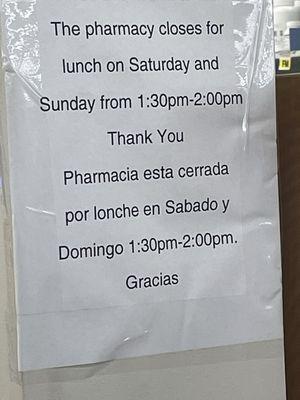 Lunch Hours