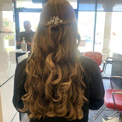 Formal hair style for prom - stylist Liz