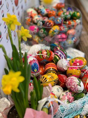 Pisanki- Polish colored eggs for Easter celebration