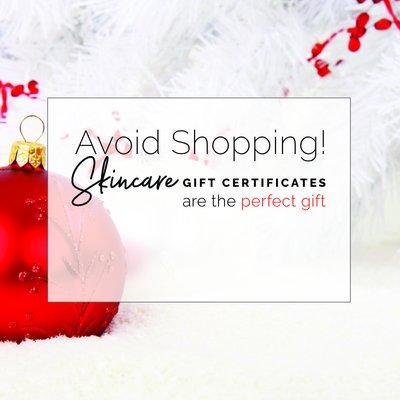 Facial gift cards and e gift cards available!  Go to facialsinorange.com