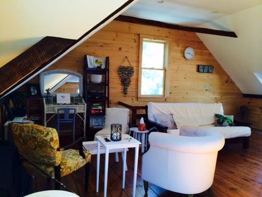 Rustic barn office and studio