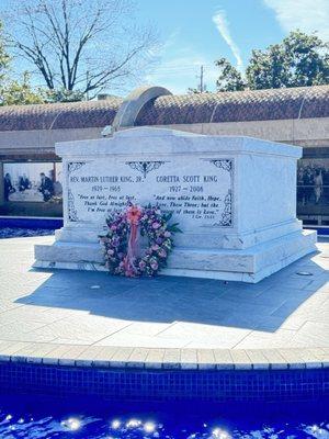 MLK and Bride resting place